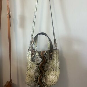 Snakeskin Crossbody Bag